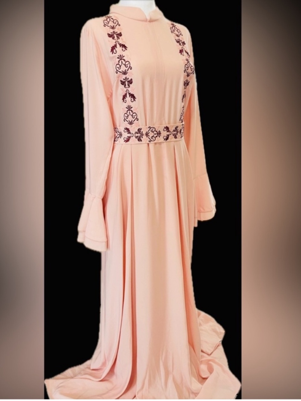 Embroidered Maxi Dress
